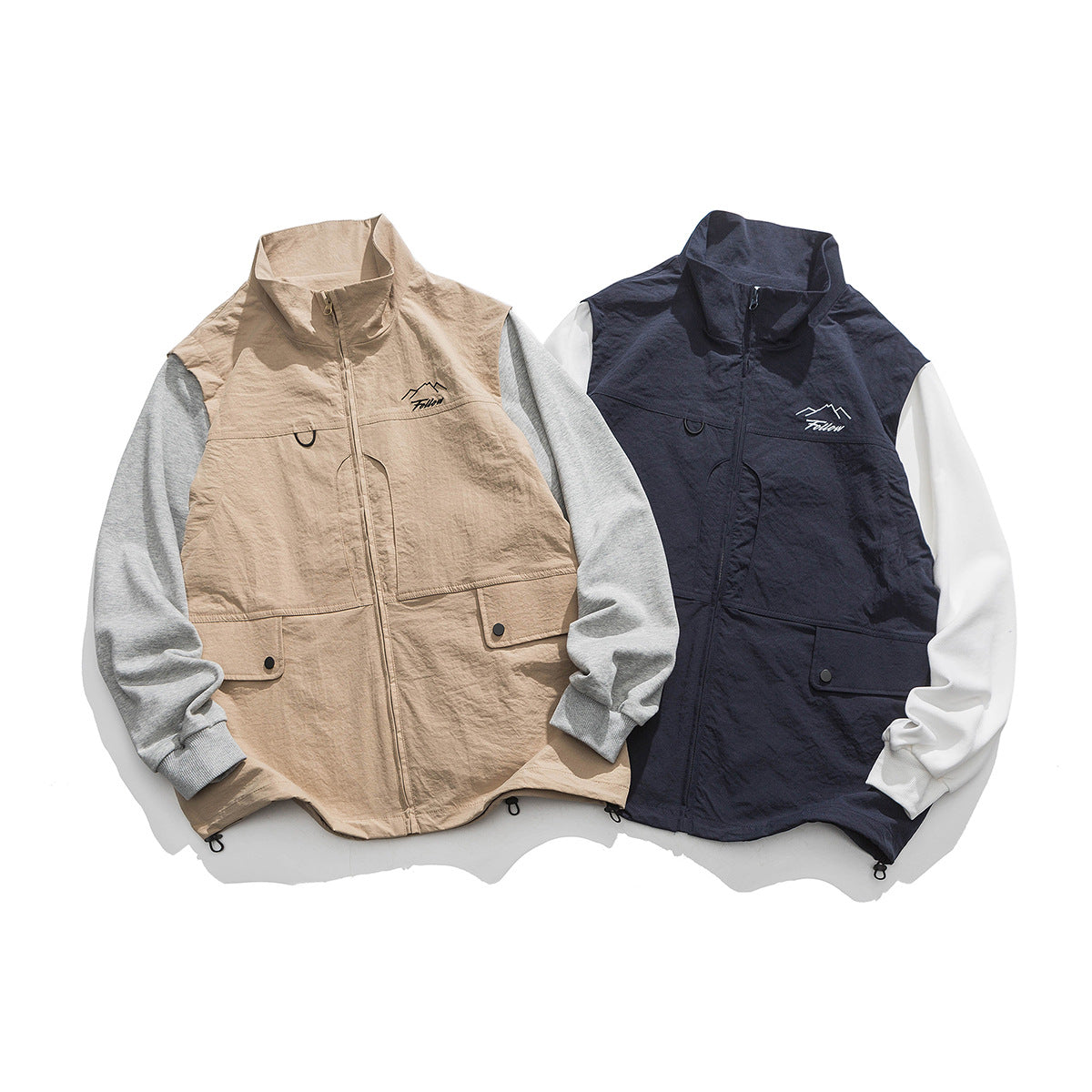 Unisex Jacket Vintage Loose Lapel Outdoor Jacket