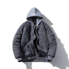 Mens Vintage Jackets Japanese Vintage Thermal Jacket Thickened Baseball Uniform