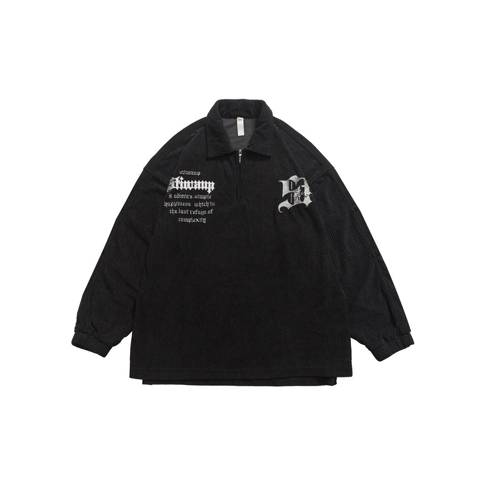 Unisex Jacket Vintage Embroidered Fashion Brand Coat for Men and Women Baggy Casual Jacket