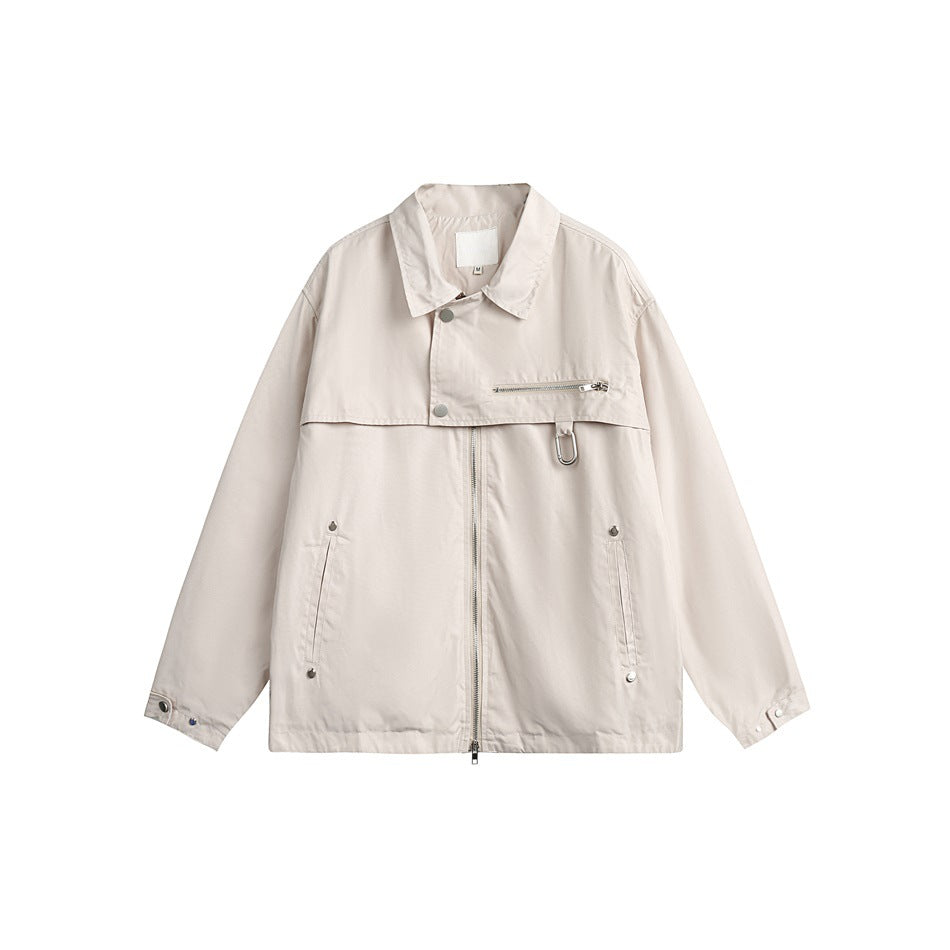 Unisex Jacket Loose Spring and Autumn Jacket Top
