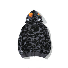 Bathing Ape Hoodie Classic Camo Shark Autumn