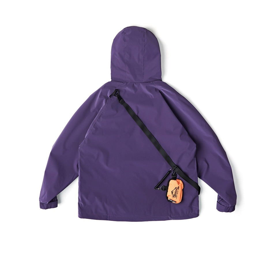 Unisex Jacket Vintage Hooded Hooded Jacket Men's Outdoor Jacket Coat