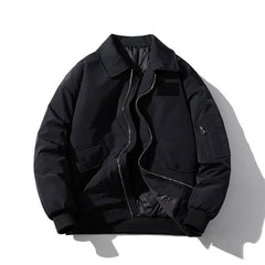 Mens Vintage Jackets Lapel cotton jacket oversize