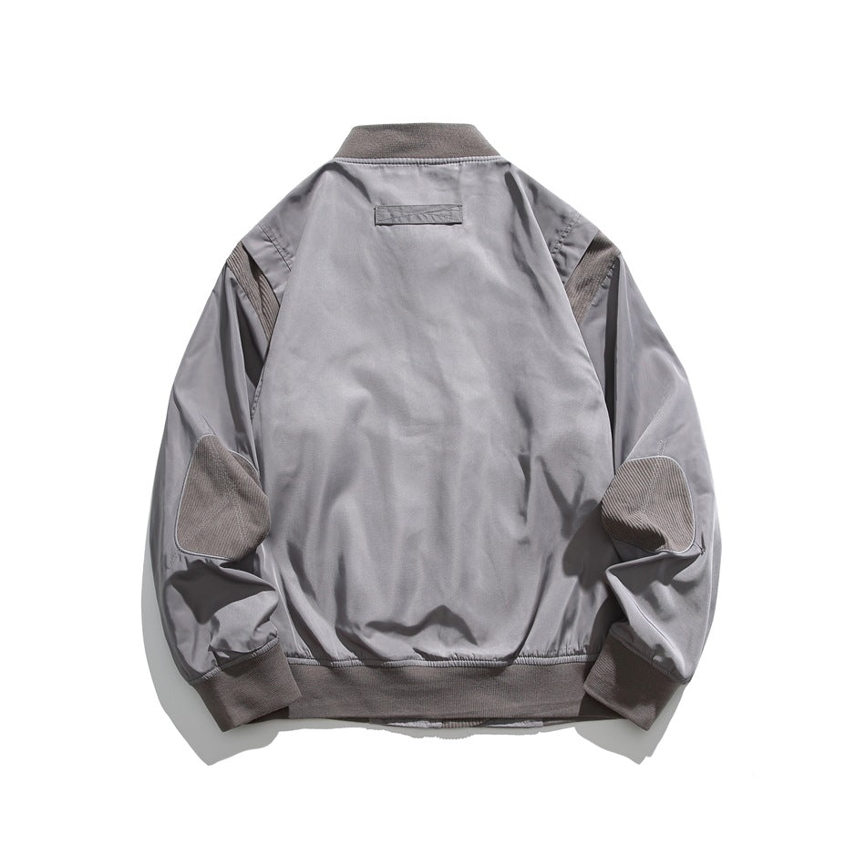 Unisex Jacket Loose Baseball Collar Jacket