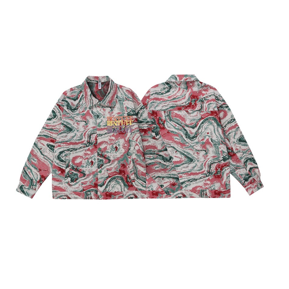 Unisex Jacket Casual Jacket Turn-down Collar Coat