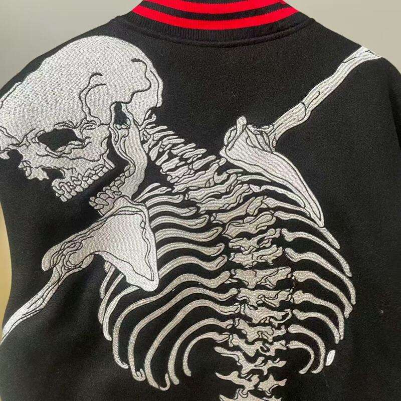 Godspeed Jacket  Baseball Jersey Jacket Embroidered Loose Stand Up Collar