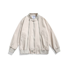 Unisex Jacket Vintage Baseball Uniform Jacket Top Loose Spring and Autumn Coat