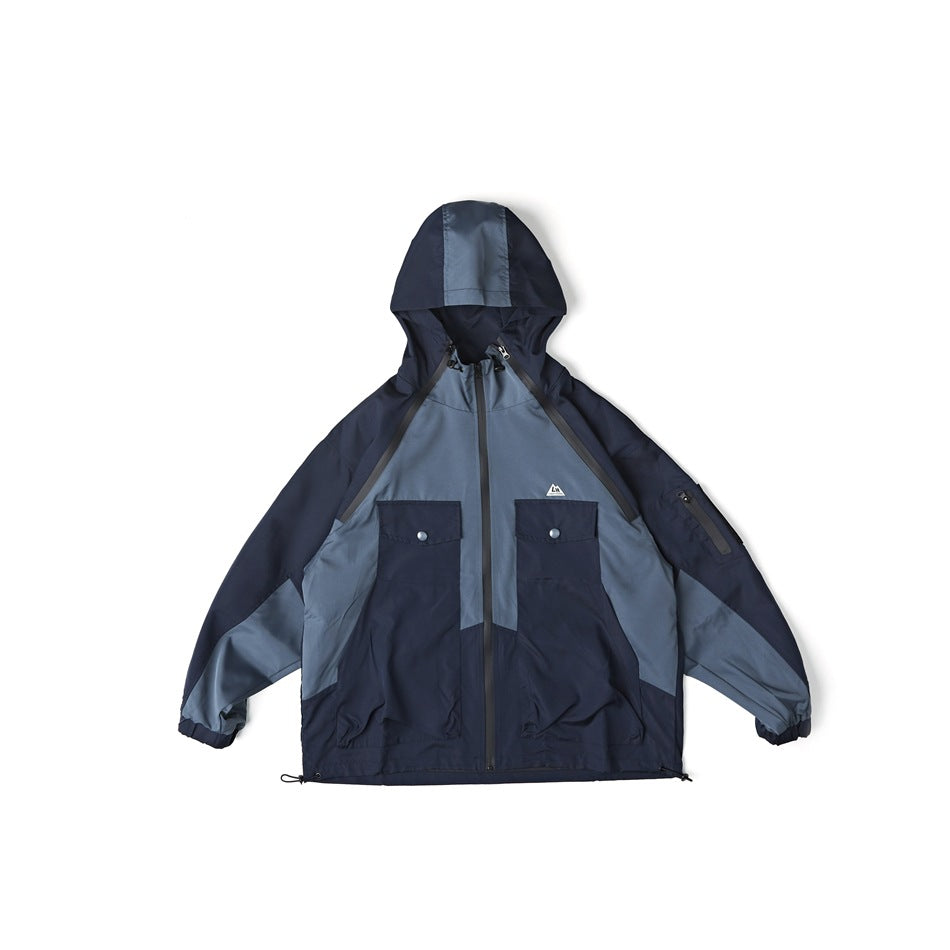 Unisex Jacket Vintage Hooded Hooded Jacket Outdoor Jacket Coat