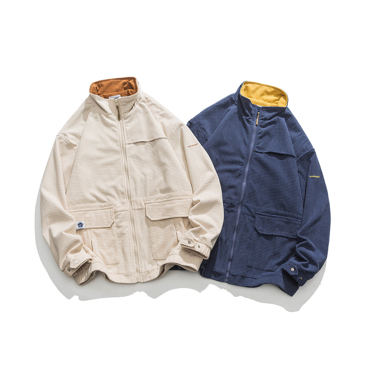 Unisex Jacket Vintage Amekaji Corduroy Jacket Men's Baggy Coat