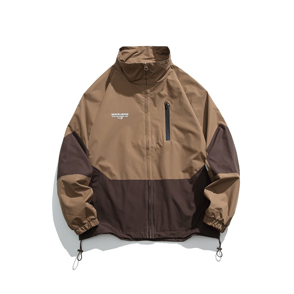 Unisex Jacket Autumn Leisure Coat Loose Lapel Jacket
