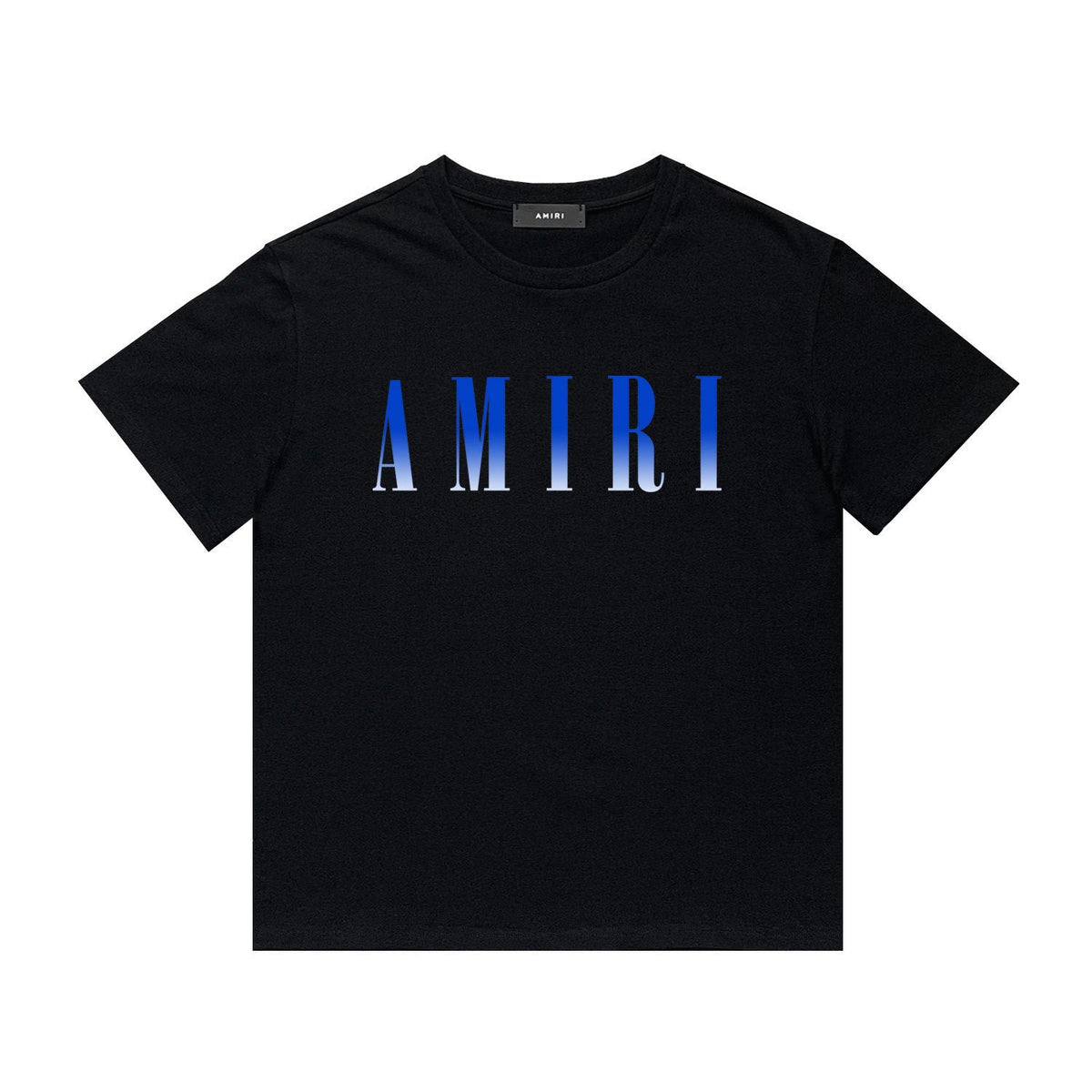 Amiri T Shirt Gradient Letter Flower Casual Hip Hop Short Sleeve T-shirt