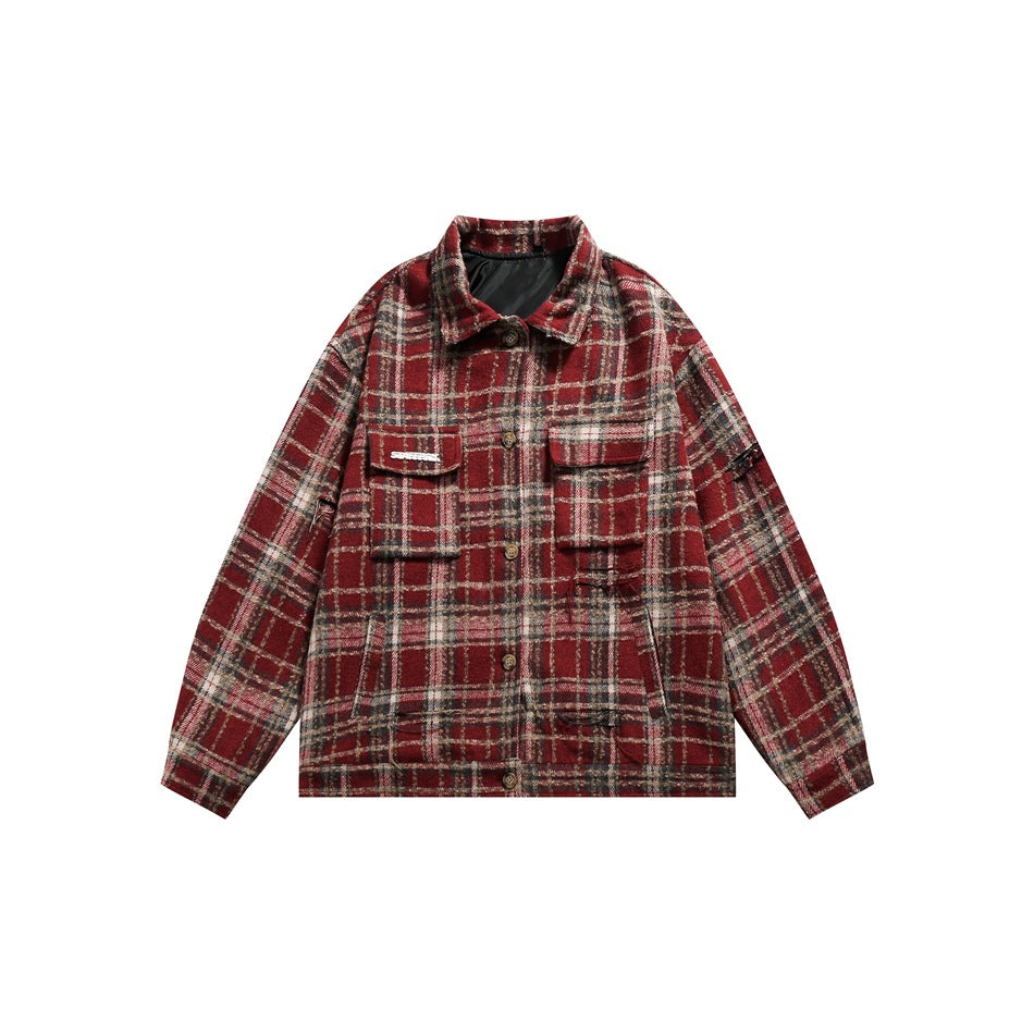 Unisex Jacket Men's and Women's Loose Lapels Coat