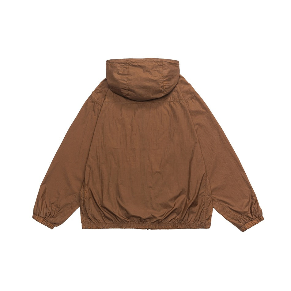 Unisex Jacket Summer Sun Protective Clothes Men's Thin Hood Fishing Jacket