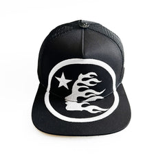 Hellstar Hat Embroidered Baseball Cap Sun Hat Flat Edge Cap