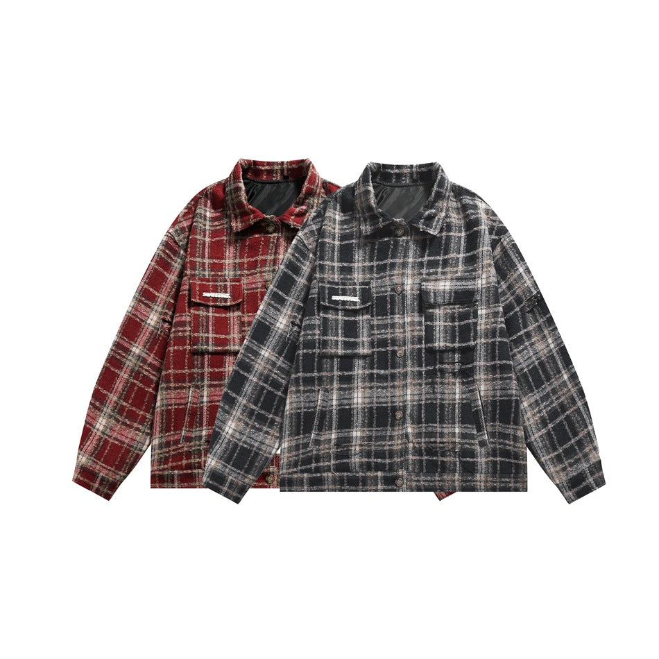 Unisex Jacket Men's and Women's Loose Lapels Coat