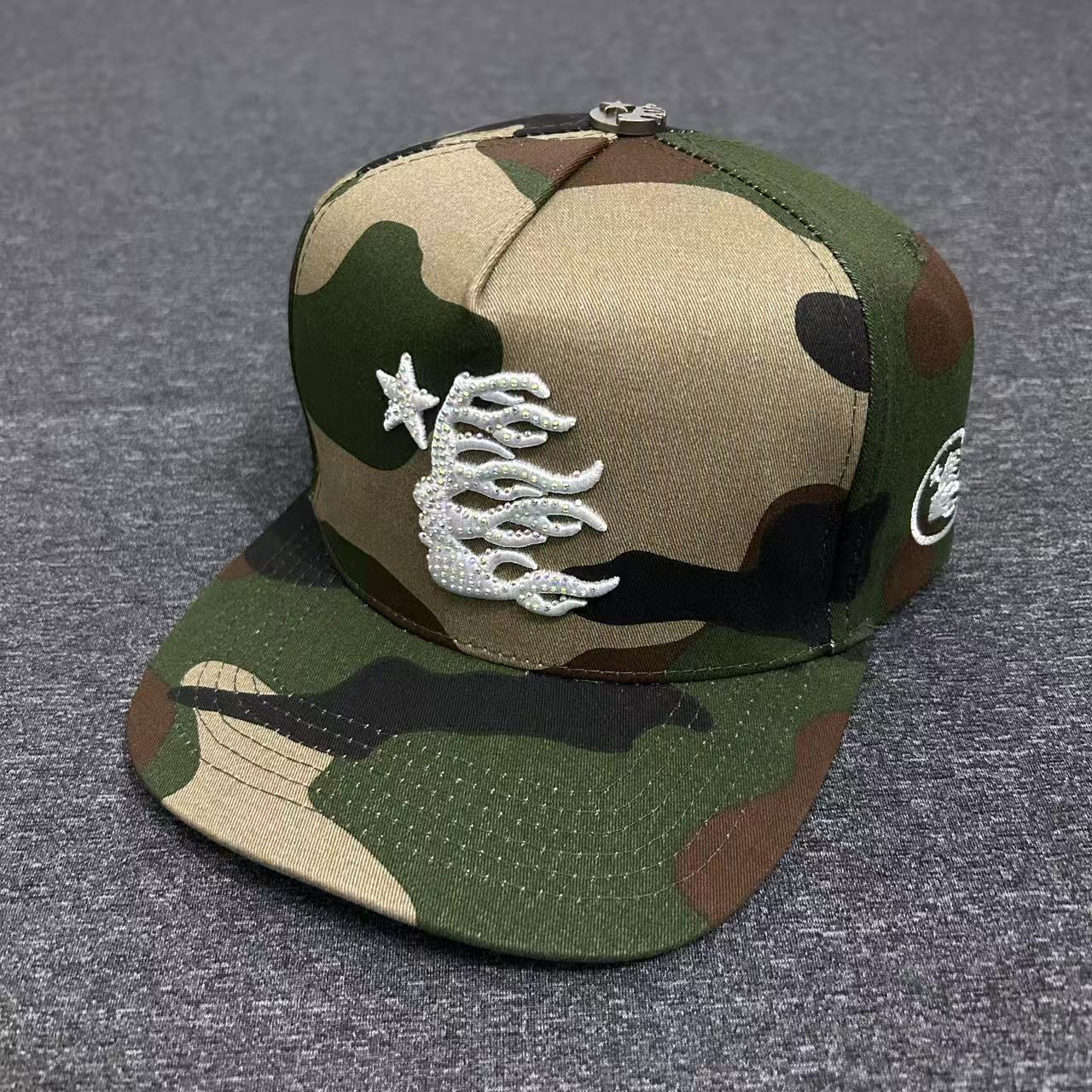 Hellstar Hat Embroidery Hot Diamond Hat Sun Hat