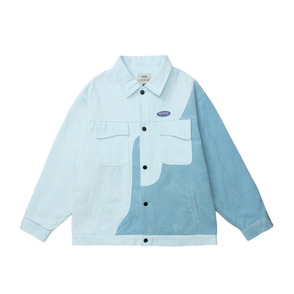 Unisex Jacket Vintage Jacket Loose Lapels Coat