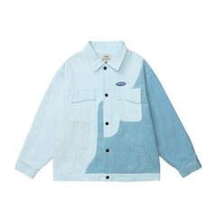 Unisex Jacket Vintage Jacket Loose Lapels Coat