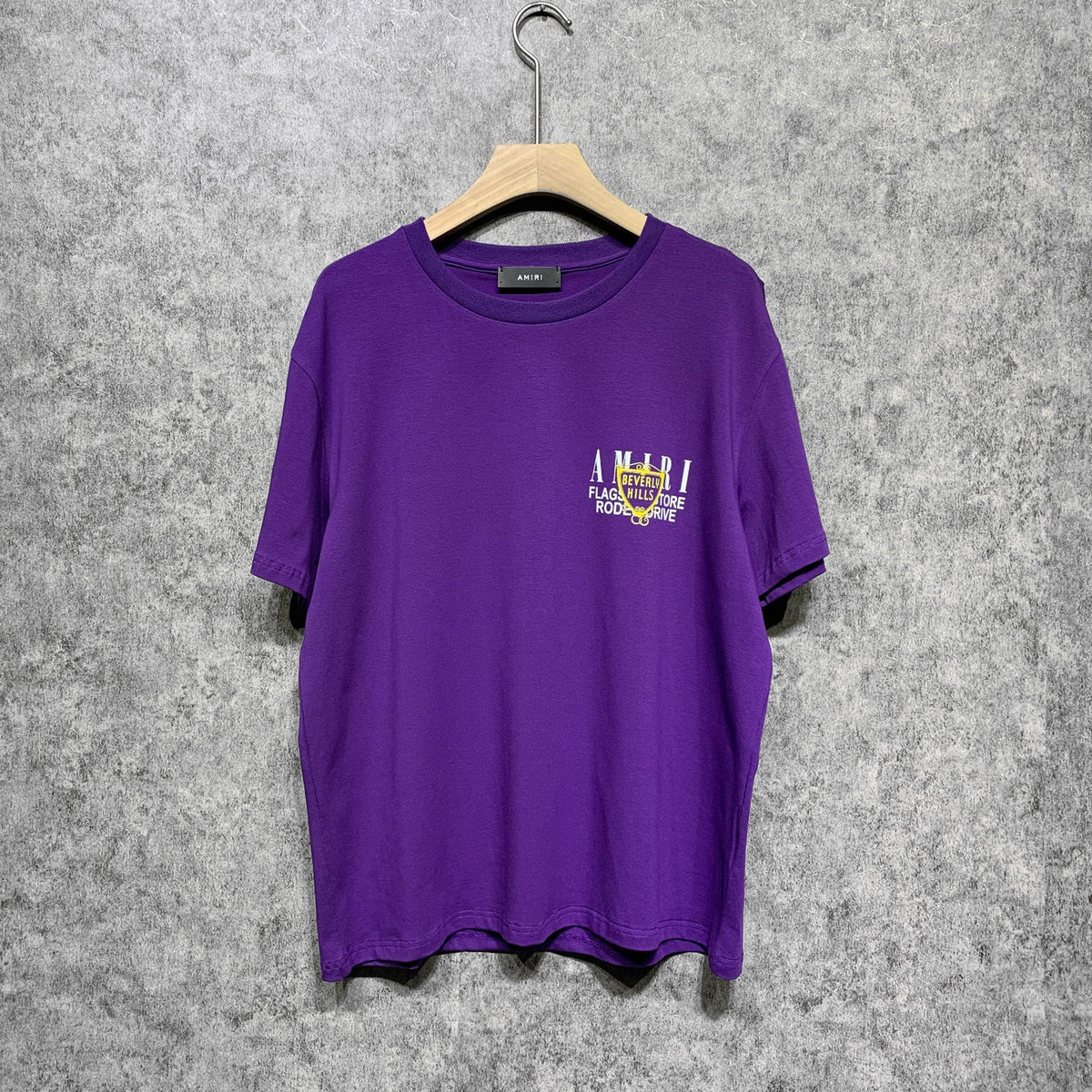 Amiri T Shirt Letter Printed round Neck