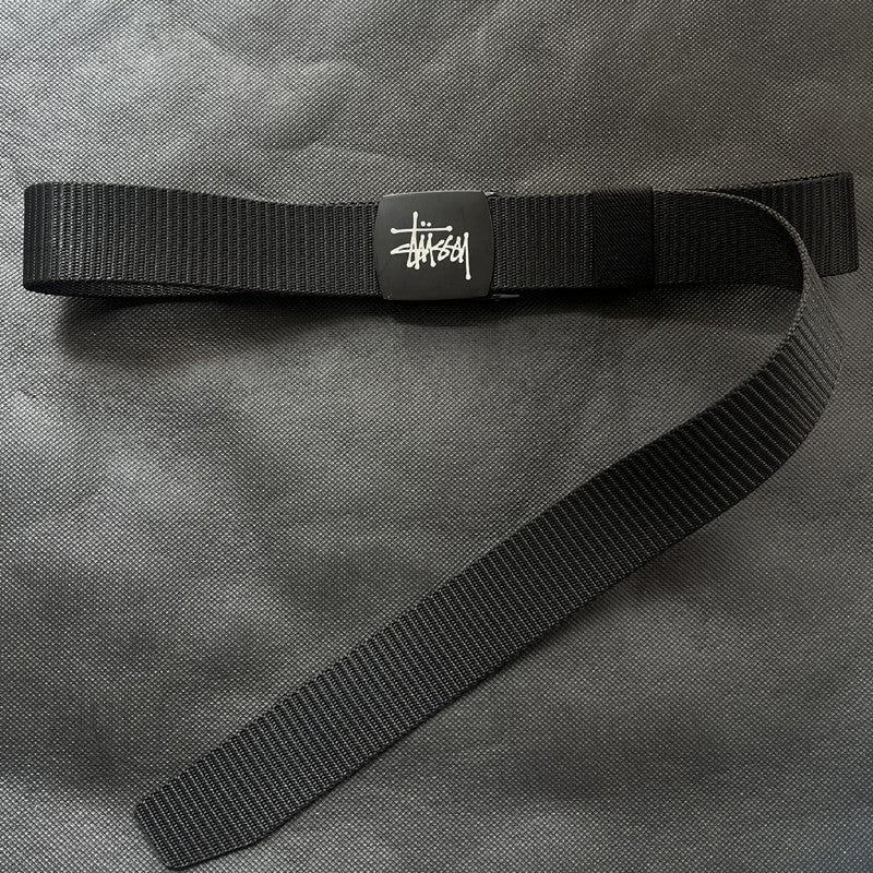Stussy Belt Canvas Belt Nylon Casual Braided Belt