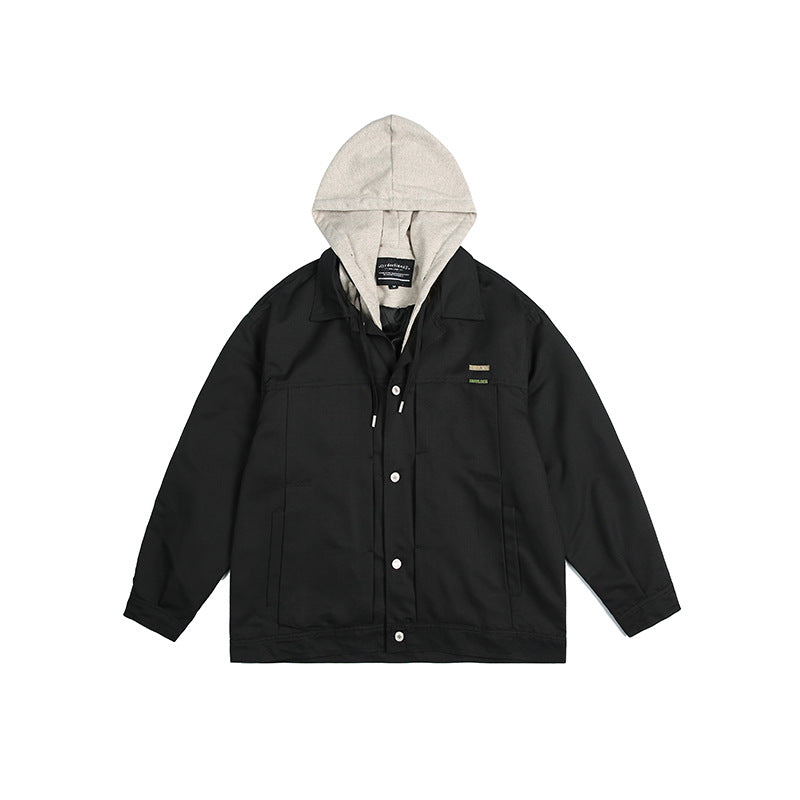 Unisex Jacket Retro Loose Men's and Women's Jacket