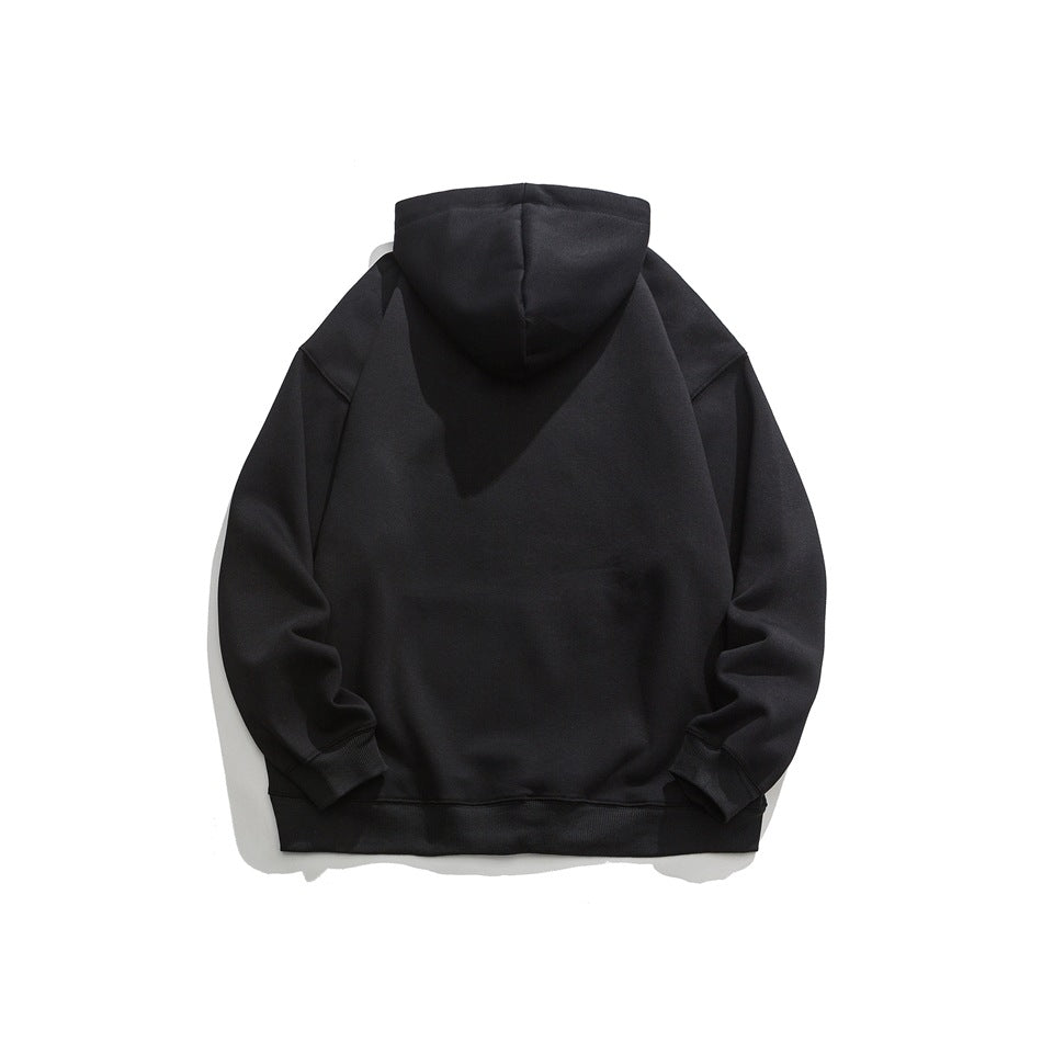 Unisex Jacket Retro Hooded Sweater Men's and Women's Same Style Hoodie Coat Loose