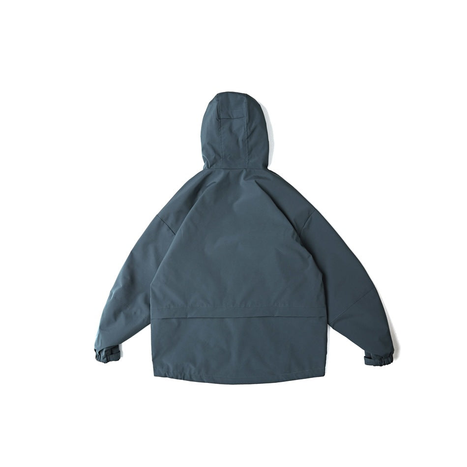 Unisex Jacket Zipper Pocket Hooded Hooded Jacket Men's Jacket Coat