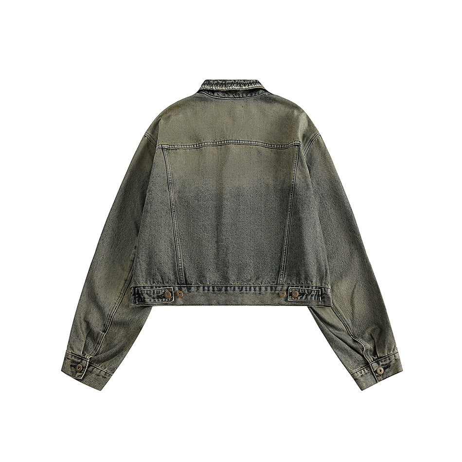 Unisex Jacket Denim Coat Vintage Coat