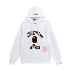 Bathing Ape Hoodie Shark Head Sweater Colored Letter Print Fall/Winter Hooded Jacket