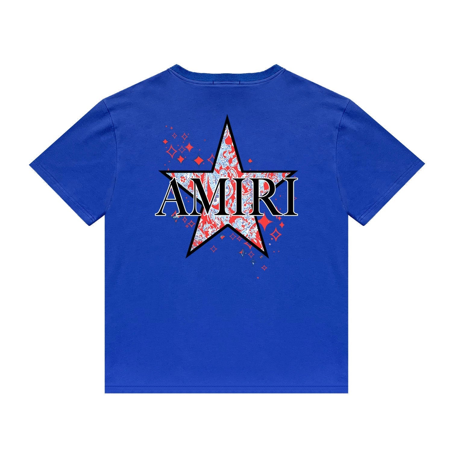 Amiri T Shirt Casual Hip Hop round Neck Short Sleeve T-shirt