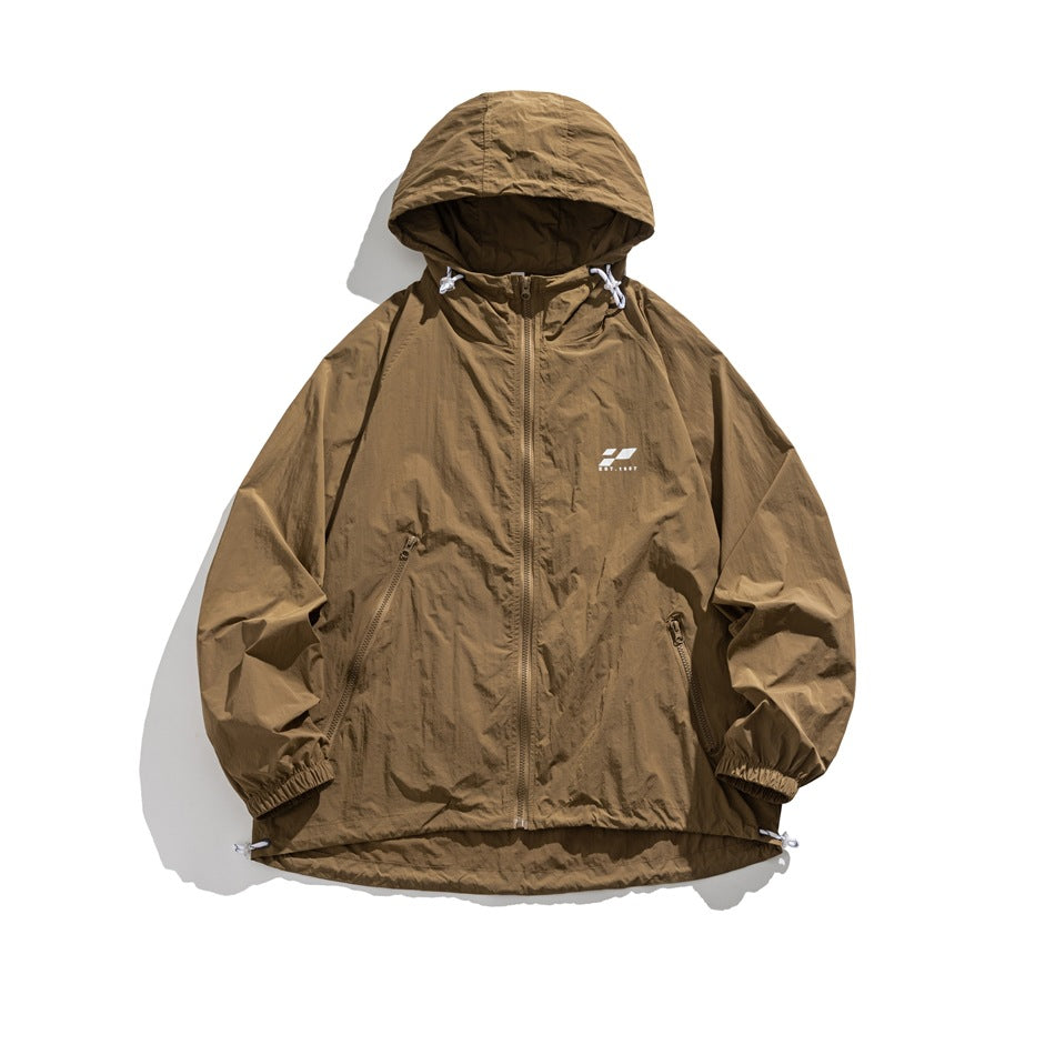 Unisex Jacket Thin Jacket for Summer Lightweight Breathable and UV-Resistant Sun-Protective Clothing