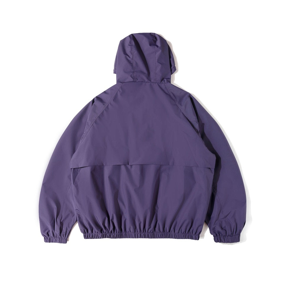 Unisex Jacket Shell Jacket Wind-Resist Tool Windproof Hooded Jacket