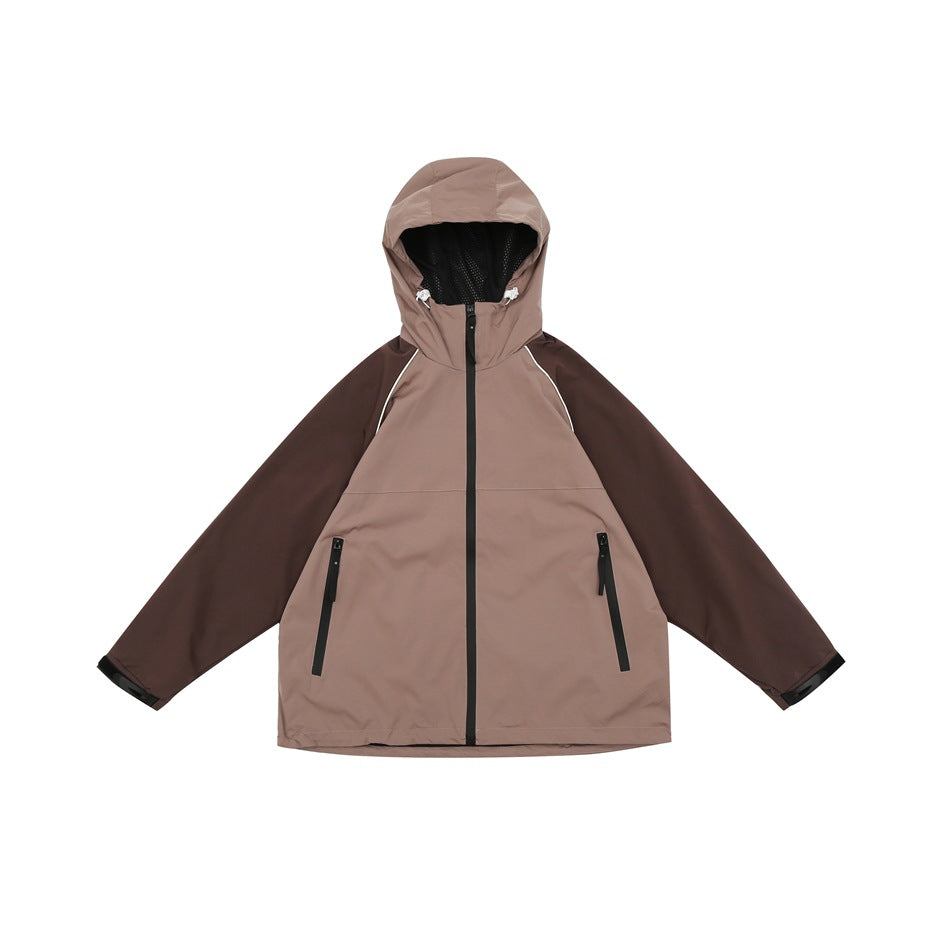 Unisex Jacket Outer Shell Jacket Men's and Women's Functional Hooded Jacket