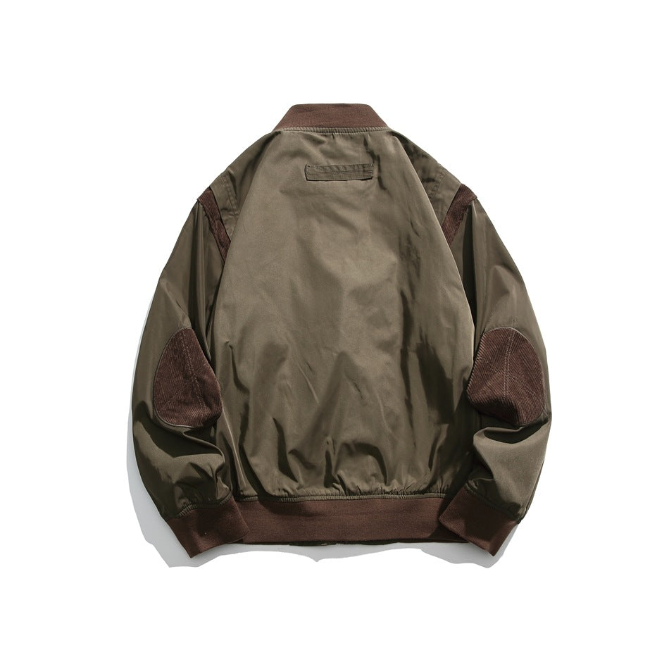 Unisex Jacket Loose Baseball Collar Jacket