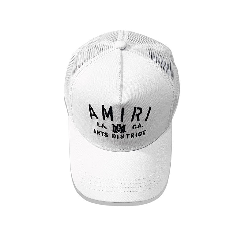 Amiri Hat Embroidered Mesh Adjustable Sun Hat