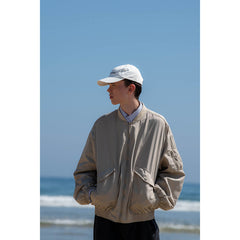 Unisex Jacket Autumn Vintage Jacket Men Loose Baseball Collar Coat
