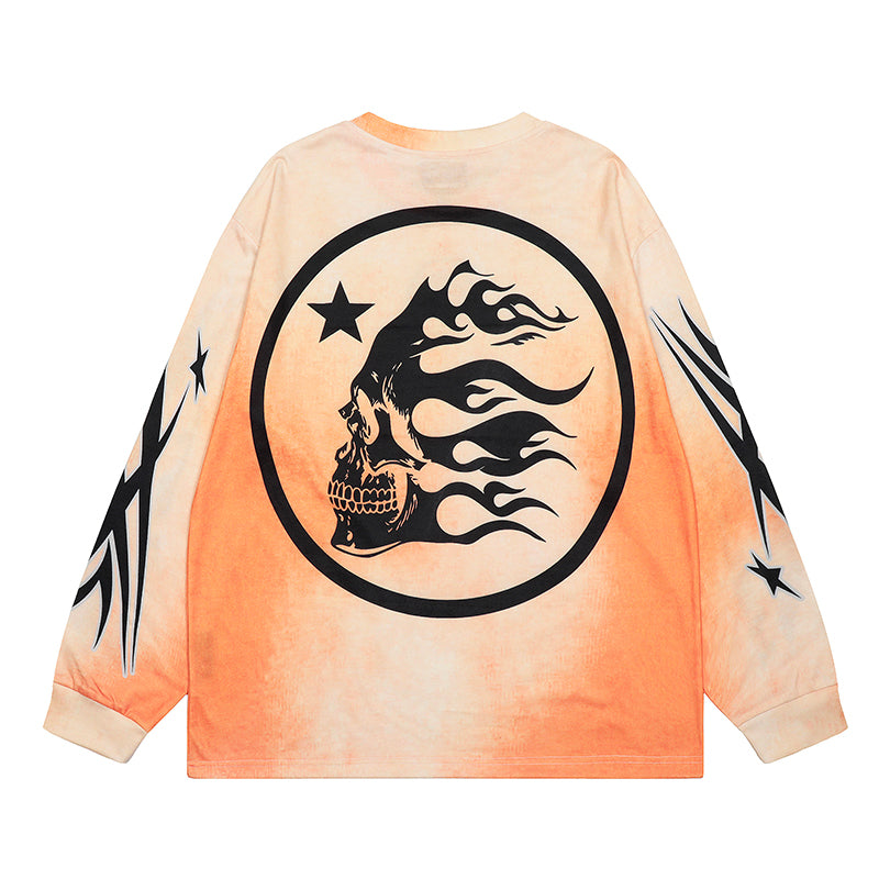 Hellstar Long Sleeve Shirts Hip-hop loose oversize