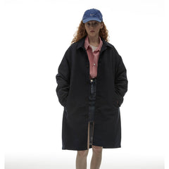 Unisex Jacket Retro Workwear Loose Top Coat