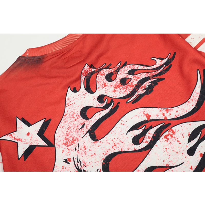 Hellstar Long Sleeve Shirts Hip-hop loose oversize