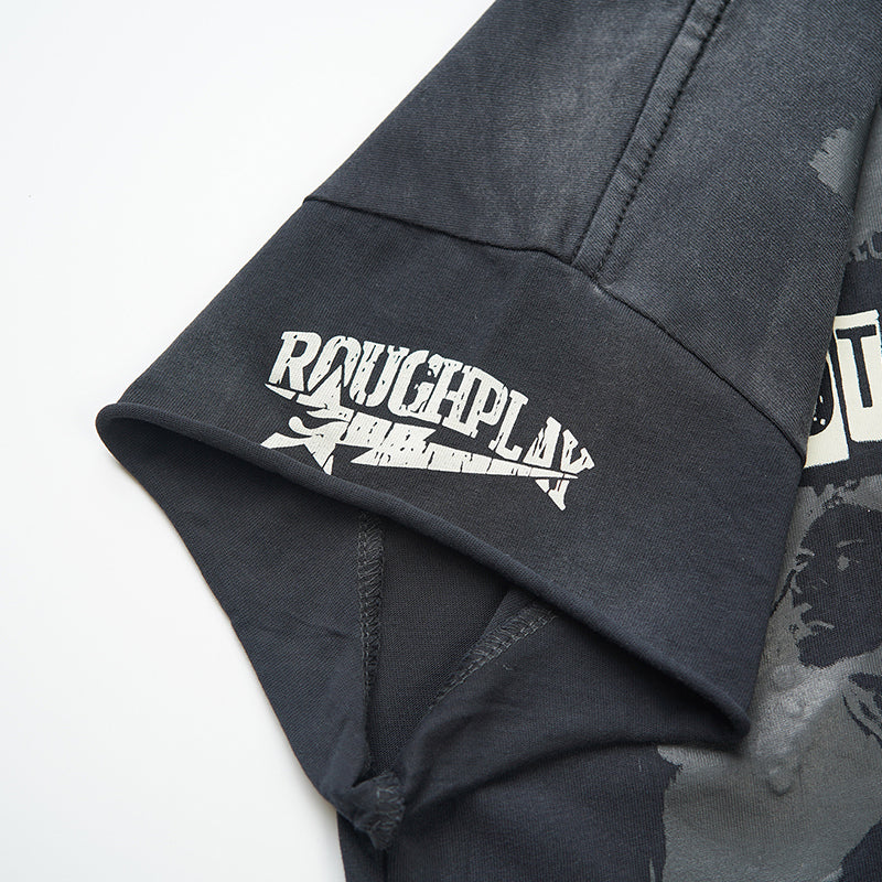 Rough Play T Shirts RoughPlay Tour Sleeveless Street Holes Diamonds