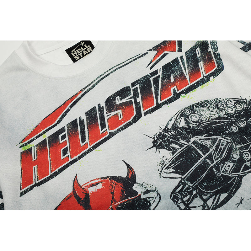 Hellstar Long Sleeve Shirts Hip-hop loose oversize