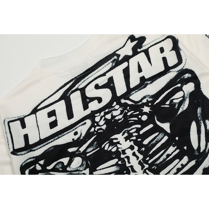 Hellstar Long Sleeve Shirts Hip-hop loose oversize