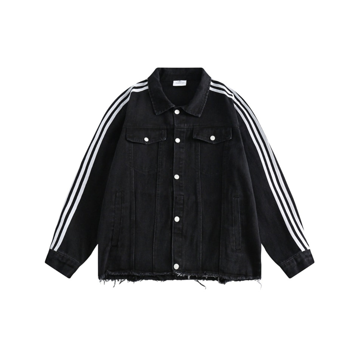 Unisex Jacket Retro Loose Black Denim Jacket Jacket