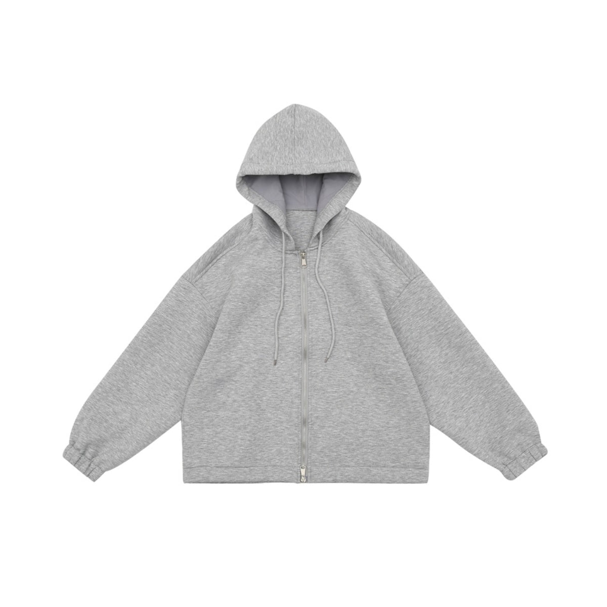 Unisex Jacket Relaxed-Fit Hoodie Top Coat Cotton Sweater Jacket