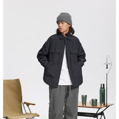 Unisex Jacket Waterproof Wind-Resist Tool Wind Jacket Men's Long-Sleeve Shirt