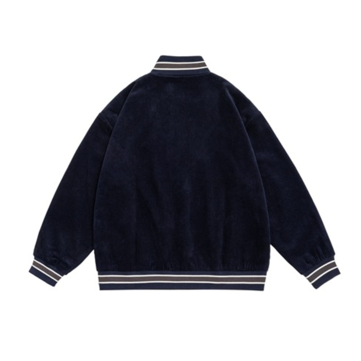 Unisex Jacket Vintage Baseball Uniform Jacket Men's and Women's Loose Embroidered Corduroy Jacket