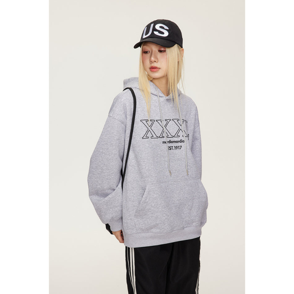 Unisex Jacket Retro Hooded Sweater Men's and Women's Same Style Hoodie Coat Loose