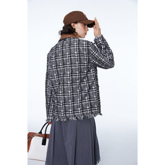 Unisex Jacket Autumn Retro Lapels Jacket Baggy Coat