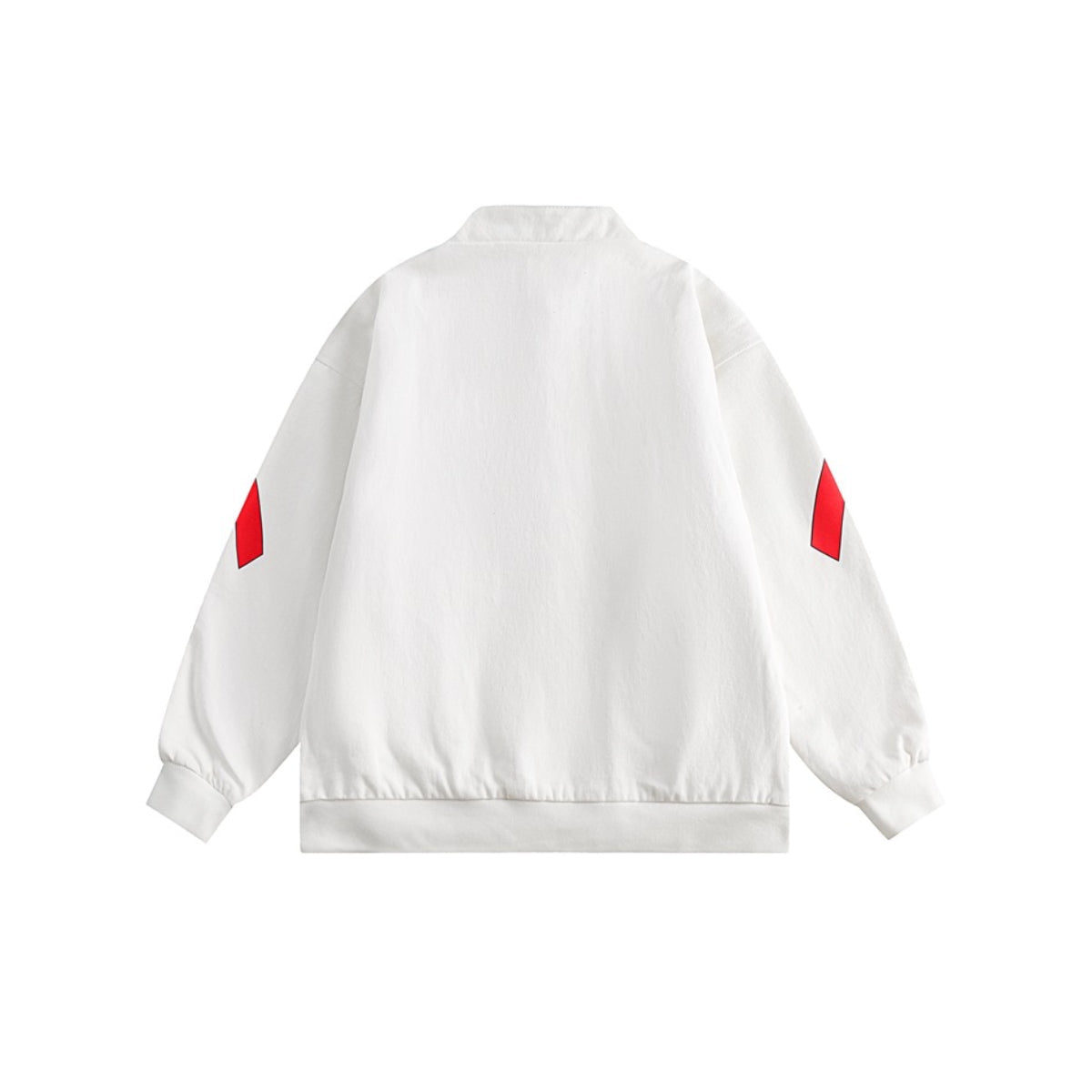 Unisex Jacket Embroidered Jacket Men and Women Couple Loose Stand Collar Coat