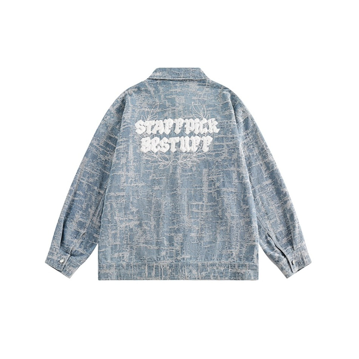 Unisex Jacket Spring and Autumn Denim Jacket Men and Women Couple Loose Lapels Jacket